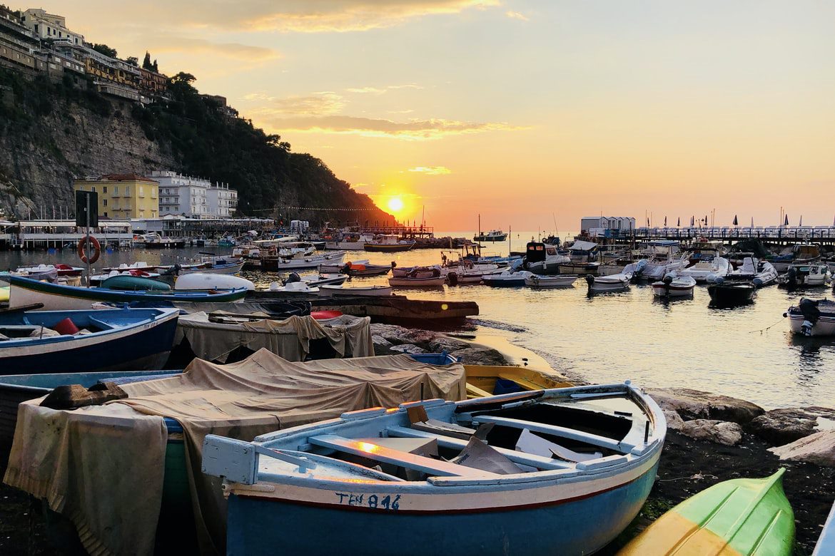 sorrento, compania romantic coastal town in Italy
